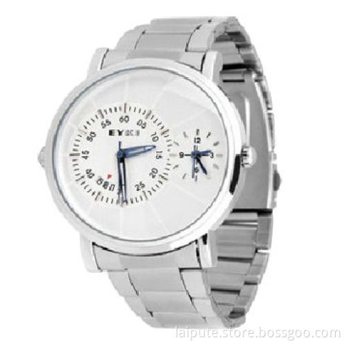 High-class Men's Business Watch with Stainless Steel Band and Case